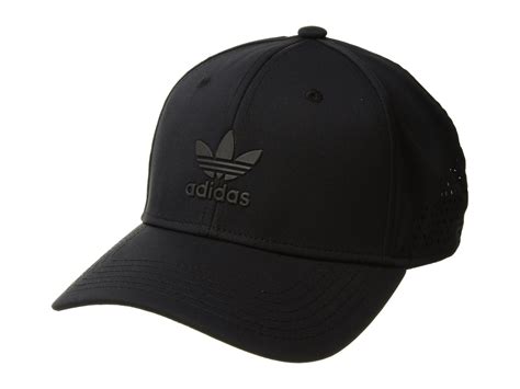 schwarze cap adidas|Black adidas Originals Hats .